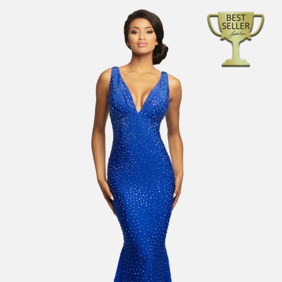 Johnathan Kayne Dresses & Skirts - Johnathan Kayne 9213 Royal Blue Prom Dress